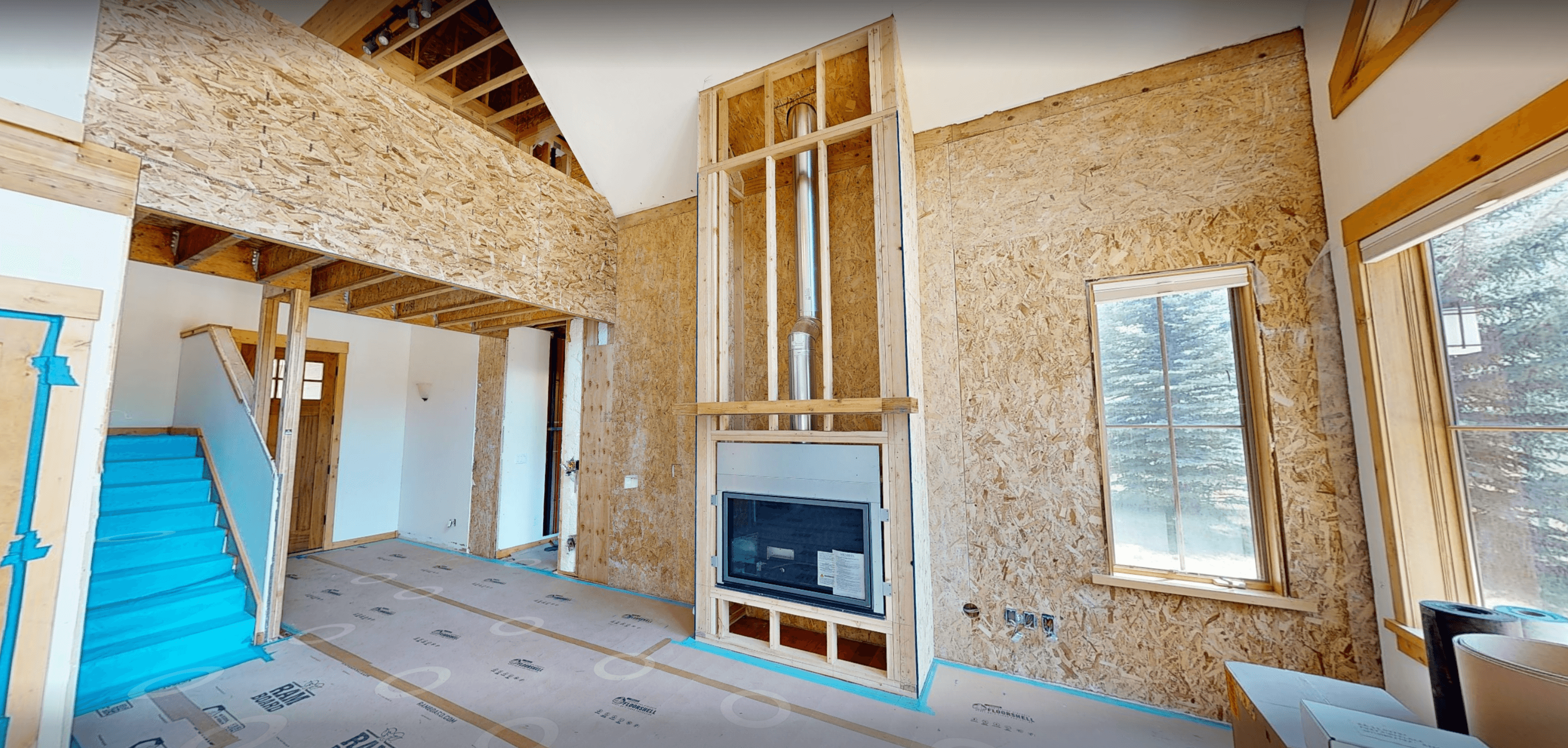 High-dollar home remodel in progress by Cowboy State Capital in Jackson Hole, Wyoming